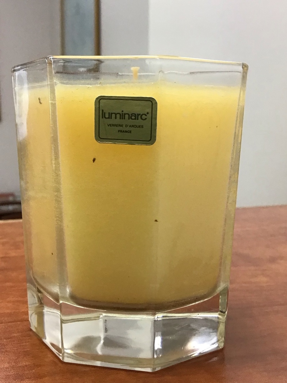 RARE NEW Luminarc Verrerie D’Arques Scented Candle (France)